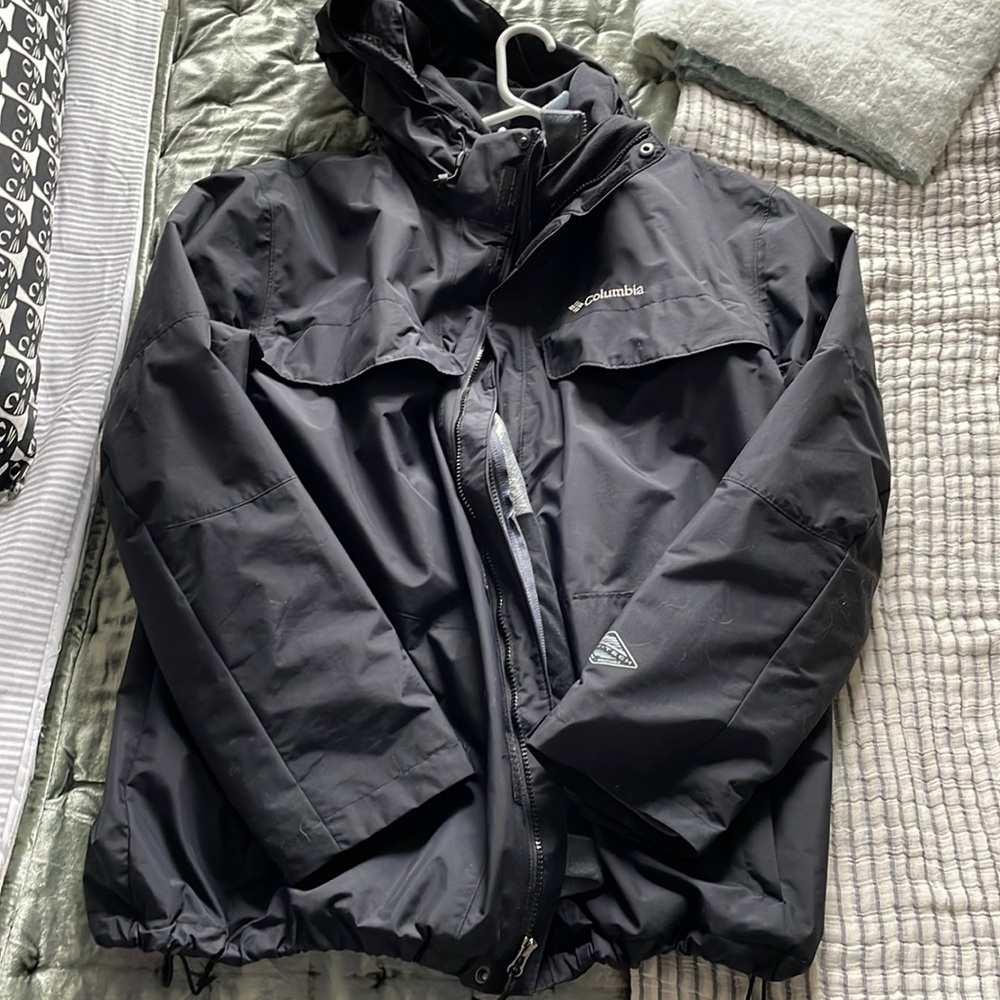 Mens Columbia 2 in 1 winter jacket